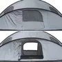 SWEEEK Trampoline 490cm filet intérieur avec pack d'accessoires + tente de camping avec sac de transport
