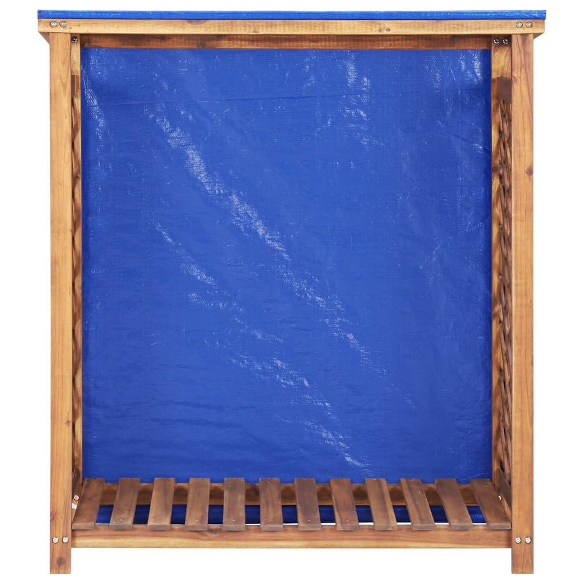 VIDAXL Remise a bois de chauffage 105x38x115 cm Bois d'acacia solide