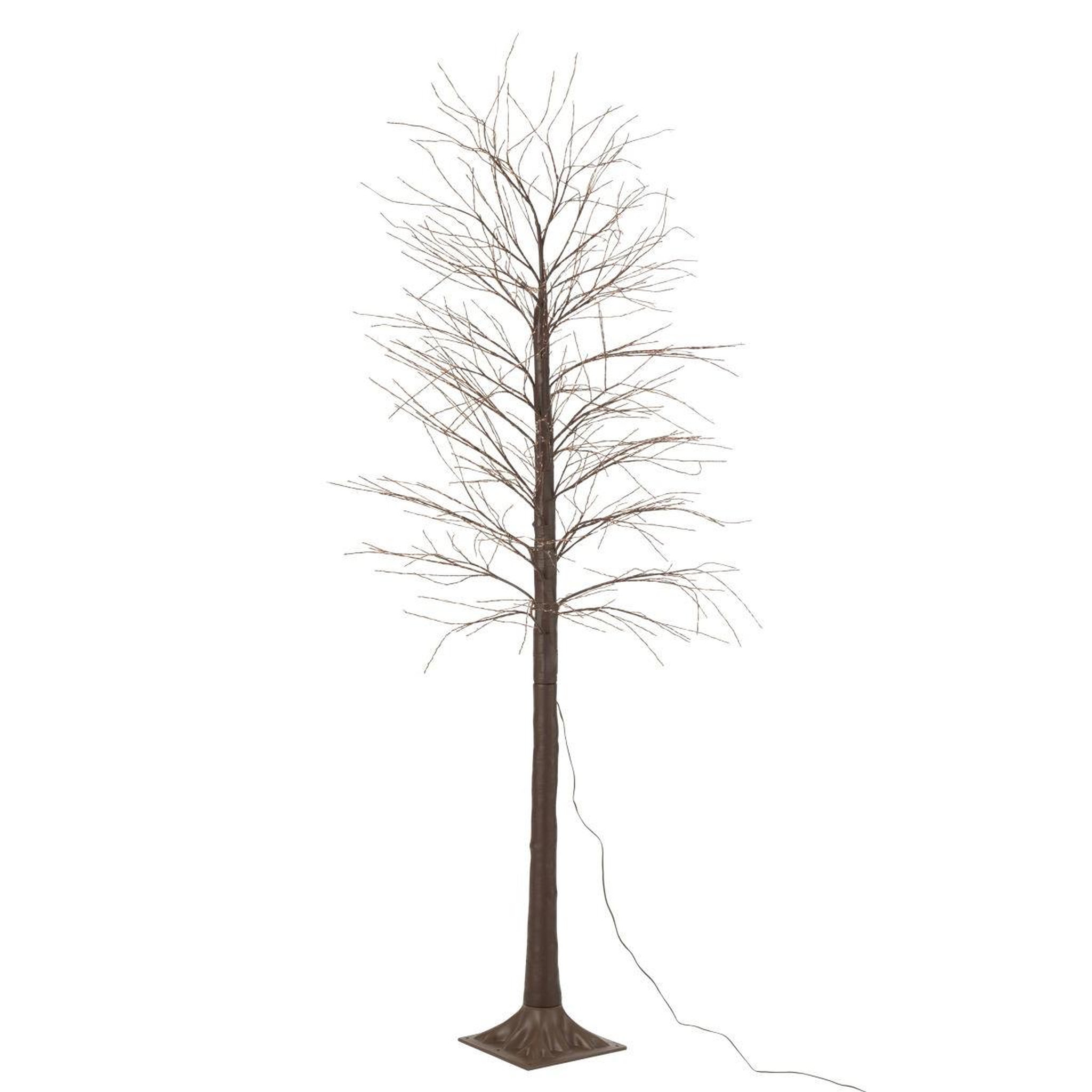 Voir la diapositive 3 : J-LINE Arbre 3000 led  automn  210cm marron