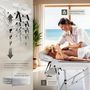 Voir la diapositive 4 : tectake Table de massage 3 zones largeur 61 cm et rembourrage 5 cm blanc