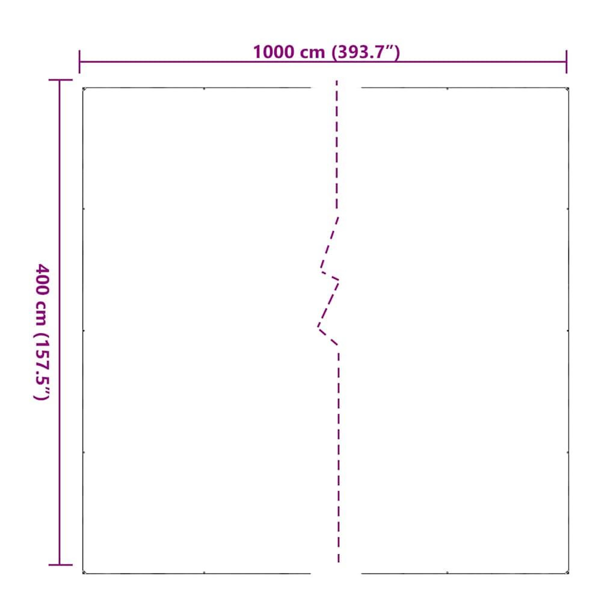Voir la diapositive 6 : VIDAXL Bache transparente avec œillets 4x10 m PVC