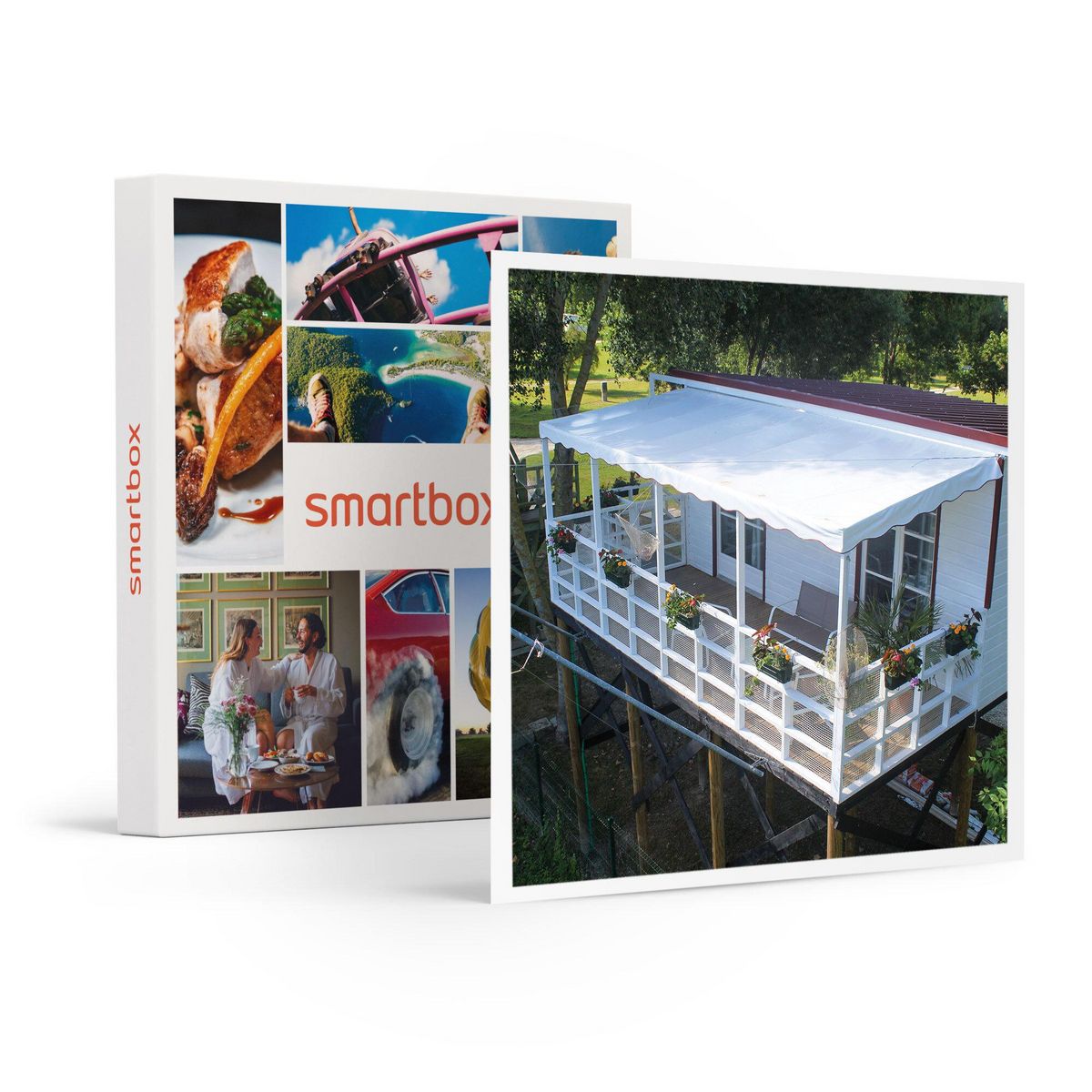Smartbox Séjour au camping en famille : 3 jours insolites en carrelet près de Cognac - Coffret Cadeau Séjour