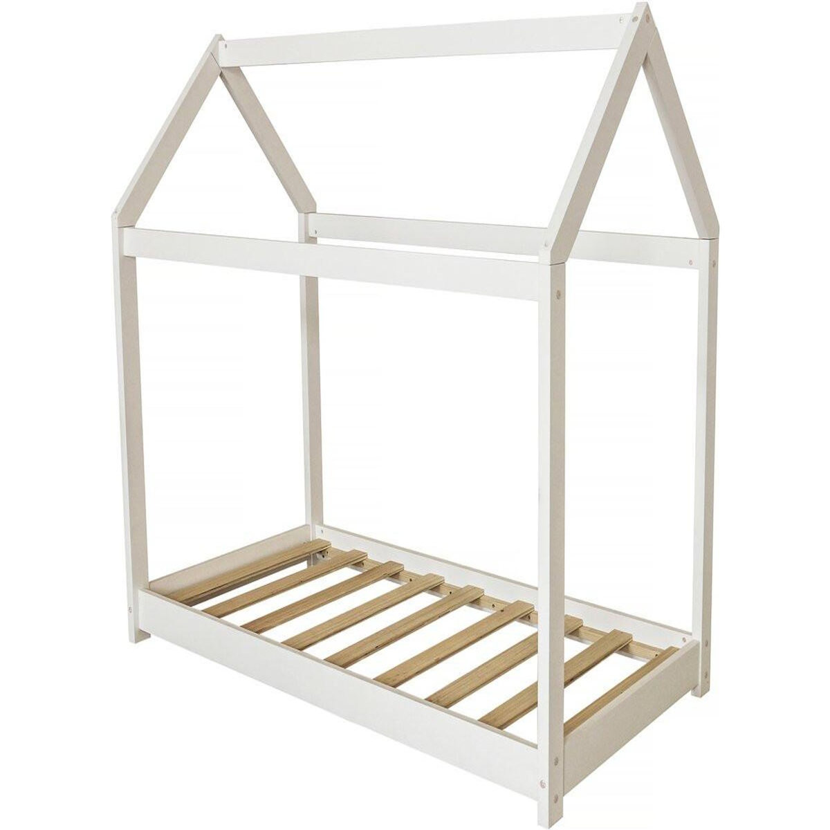 Habitat et Jardin Lit Cabane pour enfant  Camilla  - 140 x 70 cm - Blanc