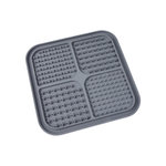 LOVE STORY Tapis de léchage pour chien et chat - Gris anthracite