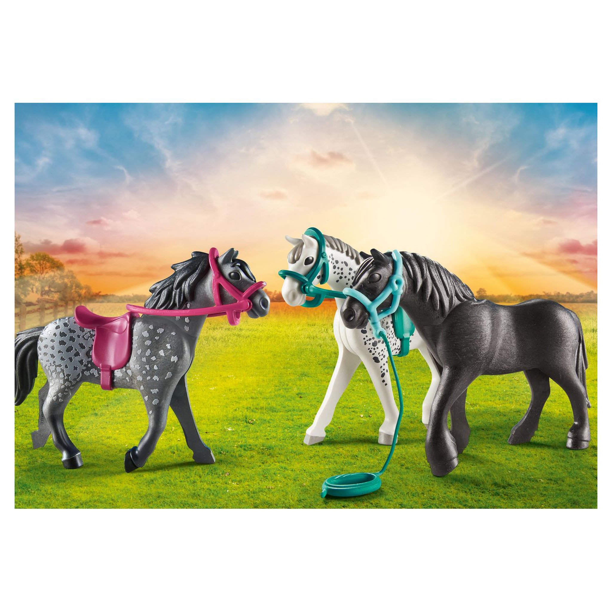 Voir la diapositive 3 : PLAYMOBIL 70999 - 3 Chevaux