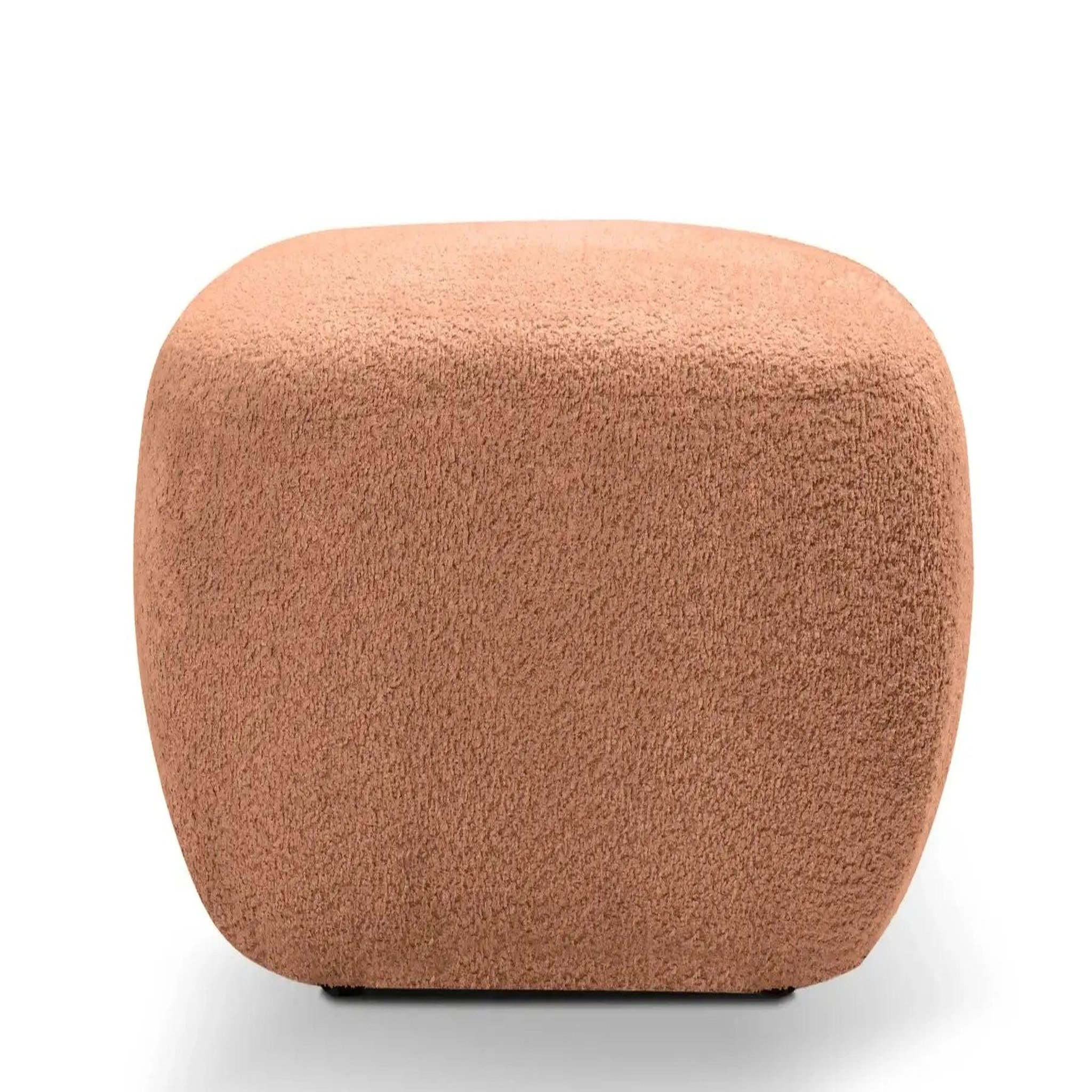 Voir la diapositive 1 : CASANOVA PARIS Santiago - pouf tissu bouclette