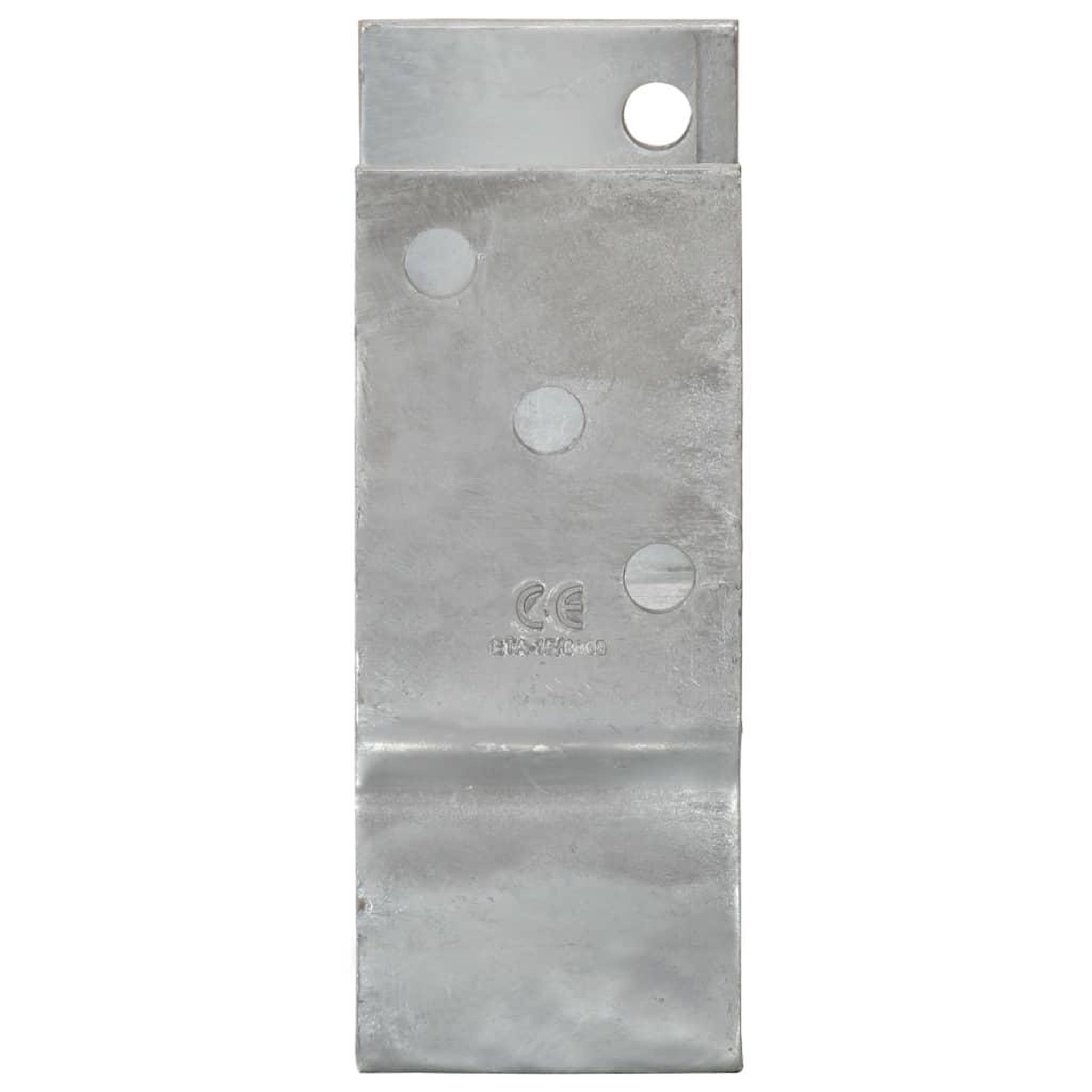 Voir la diapositive 4 : VIDAXL Piquets de cloture 6 pcs Argente 14x6x15 cm Acier galvanise