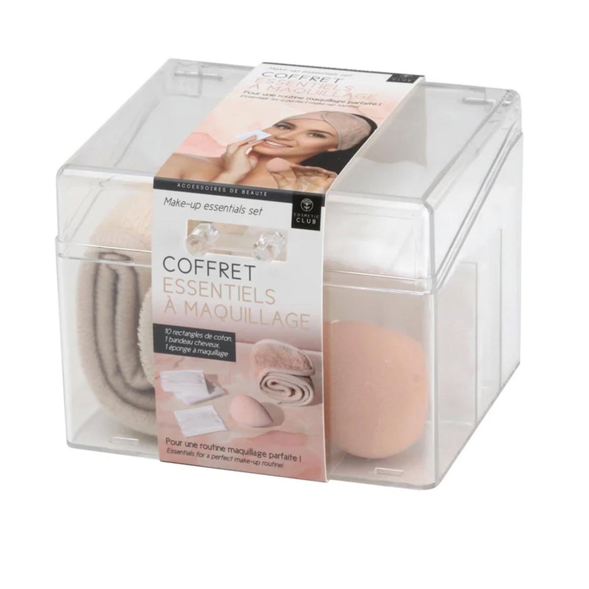 Paris Prix Coffret Essentiels  Maquillage  12cm Transparent