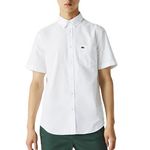 Lacoste Chemise Manches Courtes he Homme Lacoste CH2949. Coloris disponibles : Blanc