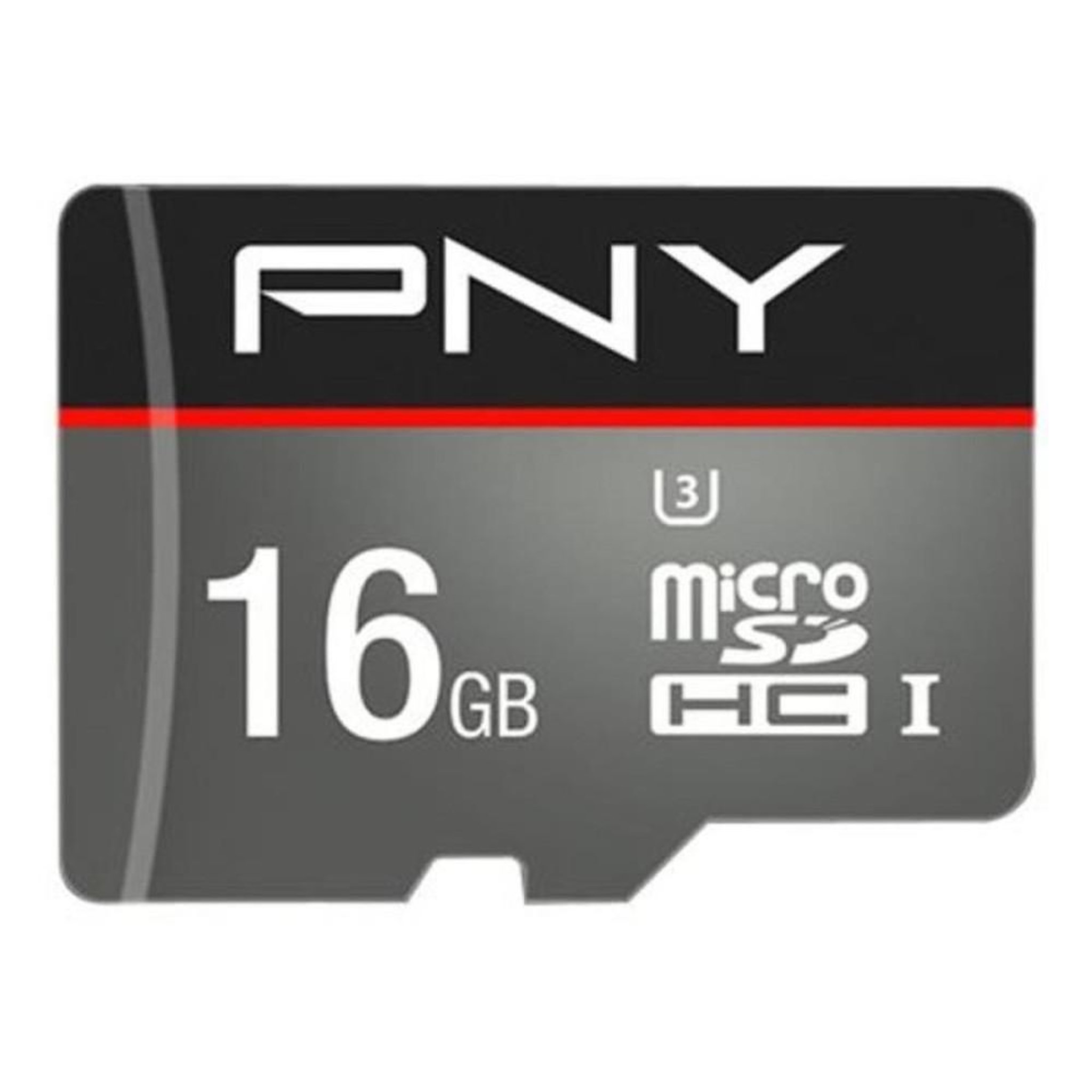 PNY Carte microSD 16 Go UHS-I U3 Class 10 avec adaptateur SD