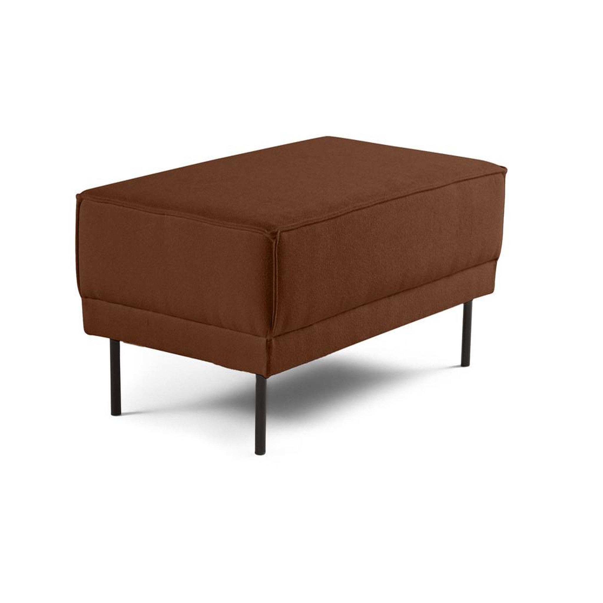 Voir la diapositive 2 : LISA DESIGN Charlie - pouf - pieds hauts - en tissu