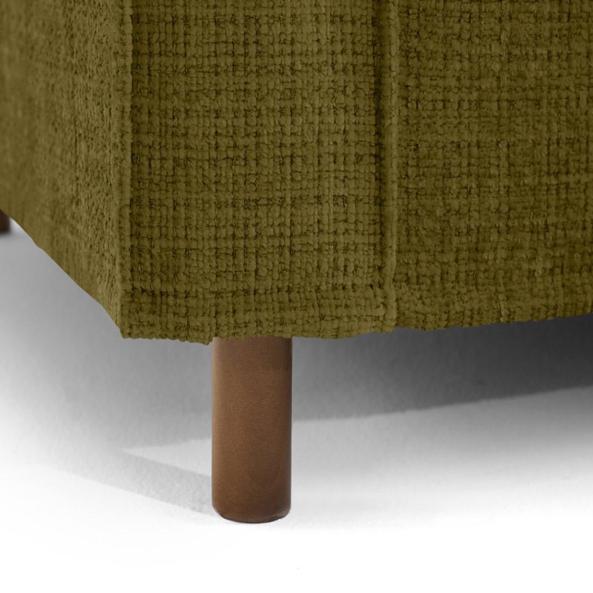 Voir la diapositive 2 : LISA DESIGN Jake - canapé déhoussable d'angle droit 5 places en velours texturé