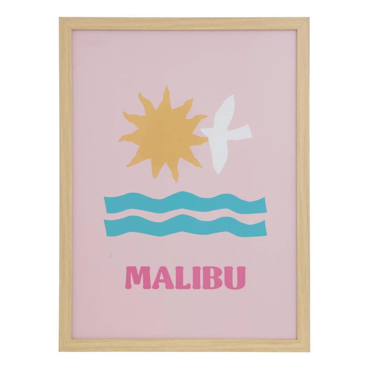 ATMOSPHERA Affiche Encadrée Déco  Libe  30x40cm Rose
