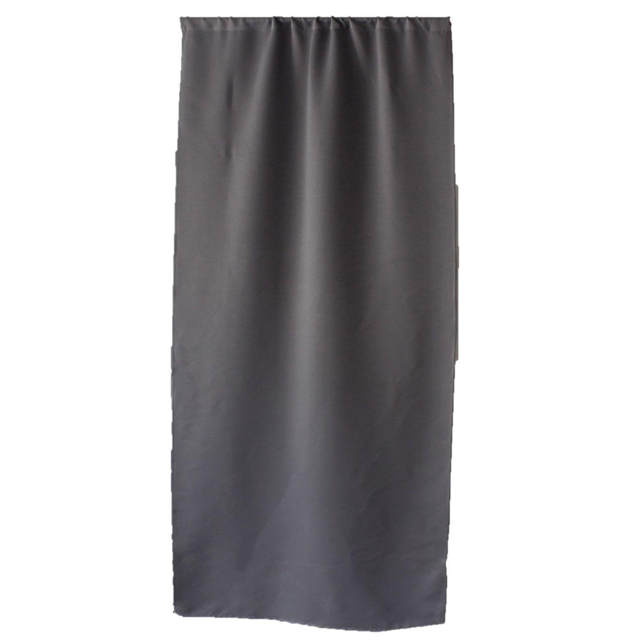 TOILINUX Rideau de porte occultant REGLISSE. Coloris disponibles : Beige, Noir