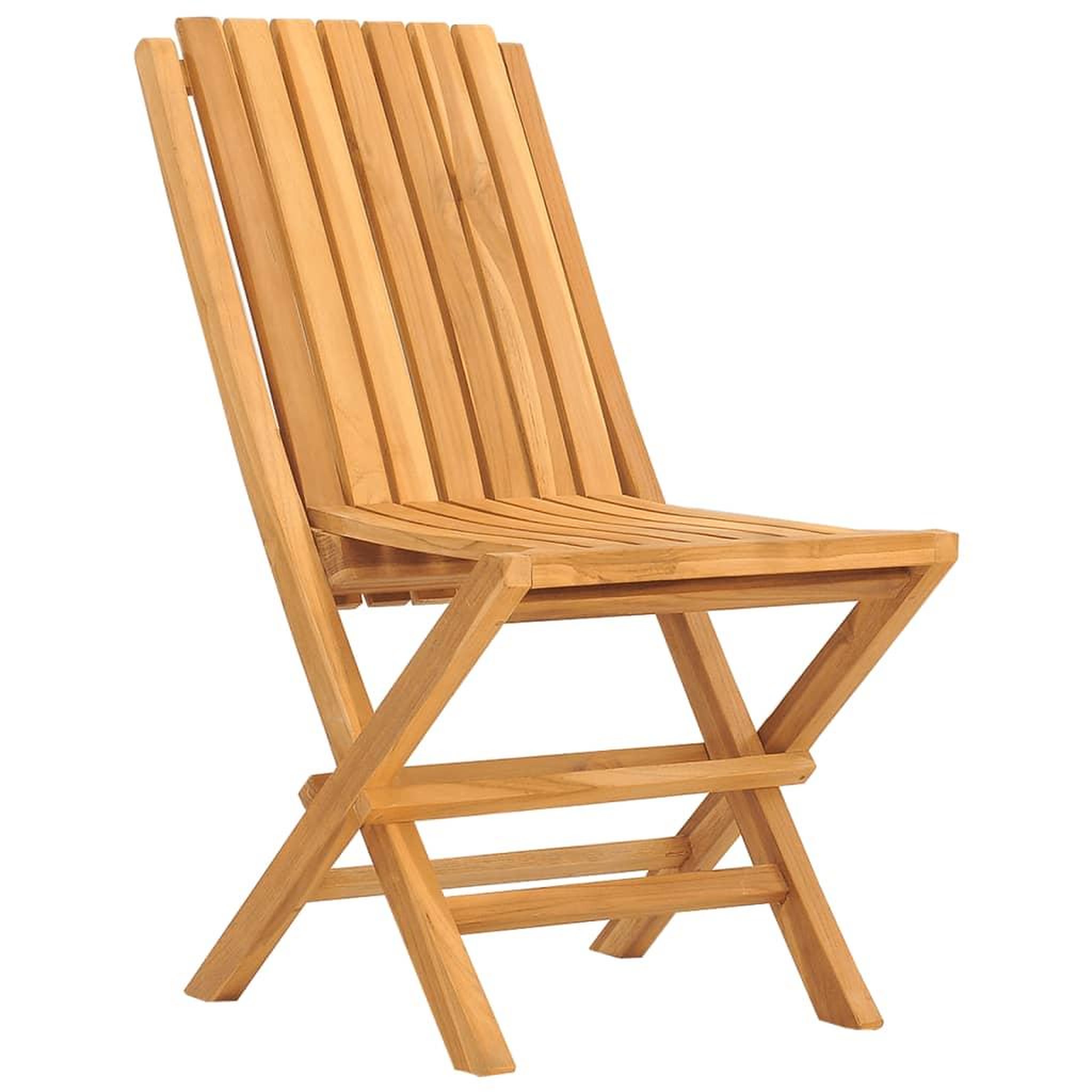 Voir la diapositive 4 : VIDAXL Ensemble a manger de jardin 5 pcs Bois de teck massif
