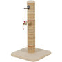 Voir la diapositive 2 : Zolux Poteau griffoir chat - ZOLUX - Sisal - Avec jouet suspendu - 60 cm - Boréal - Beige