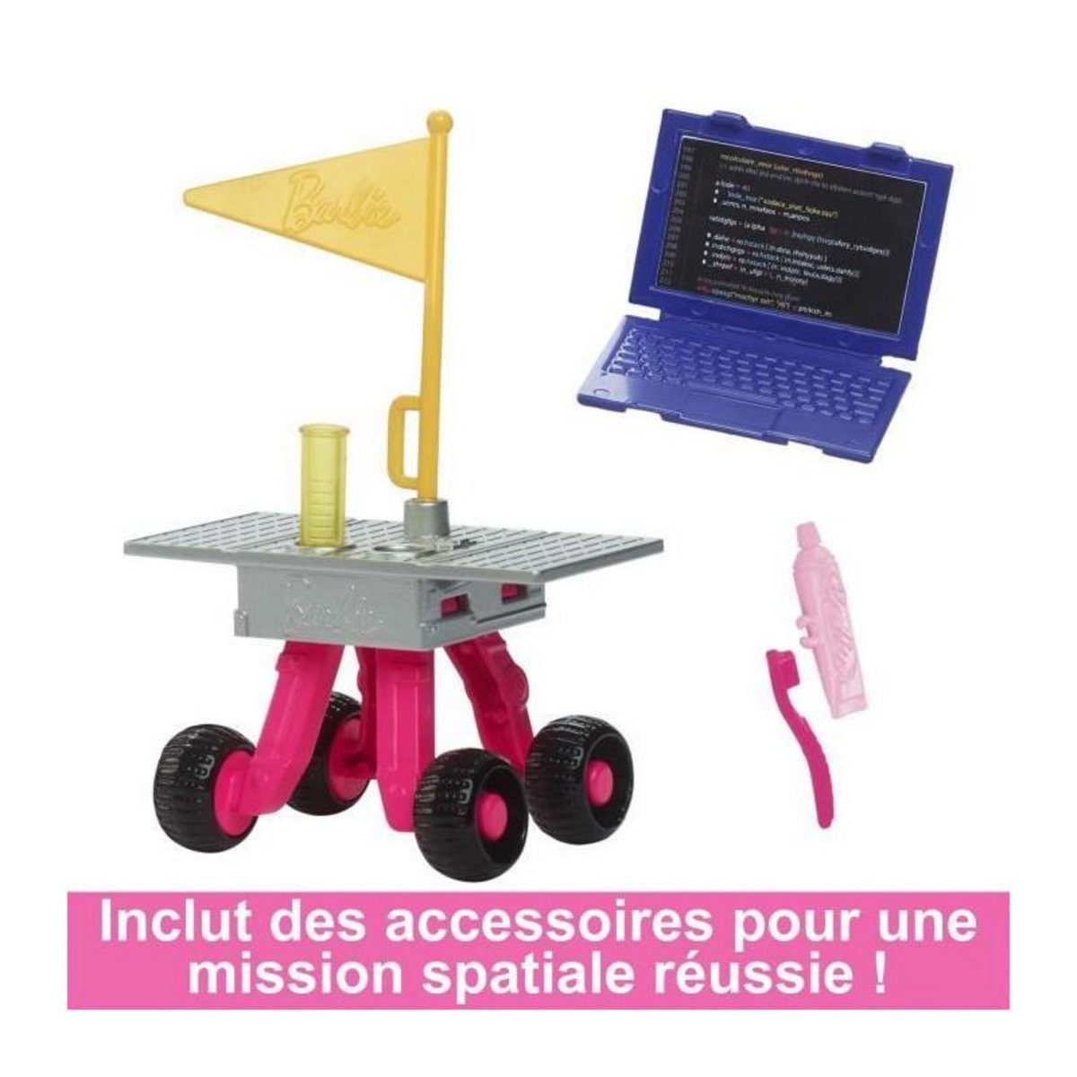MATTEL Coffret Barbie Astronaute - Mattel - 65eme Anniversaire - 10 Accessoires - Multicolore - 3 ans et plus