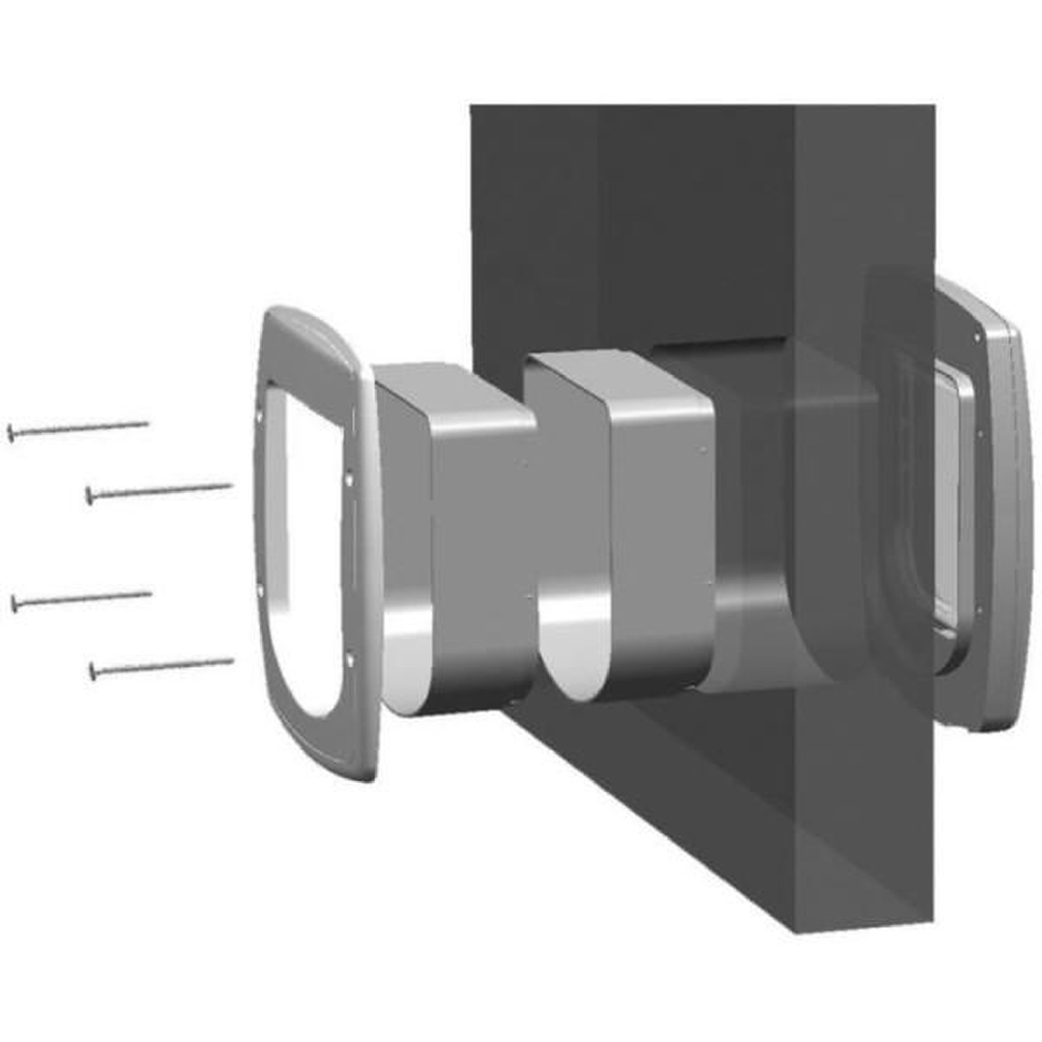 Voir la diapositive 2 : Ferplast Tunnel d'extension - FERPLAST - Pour chatieres Swing 3/5 - Gris