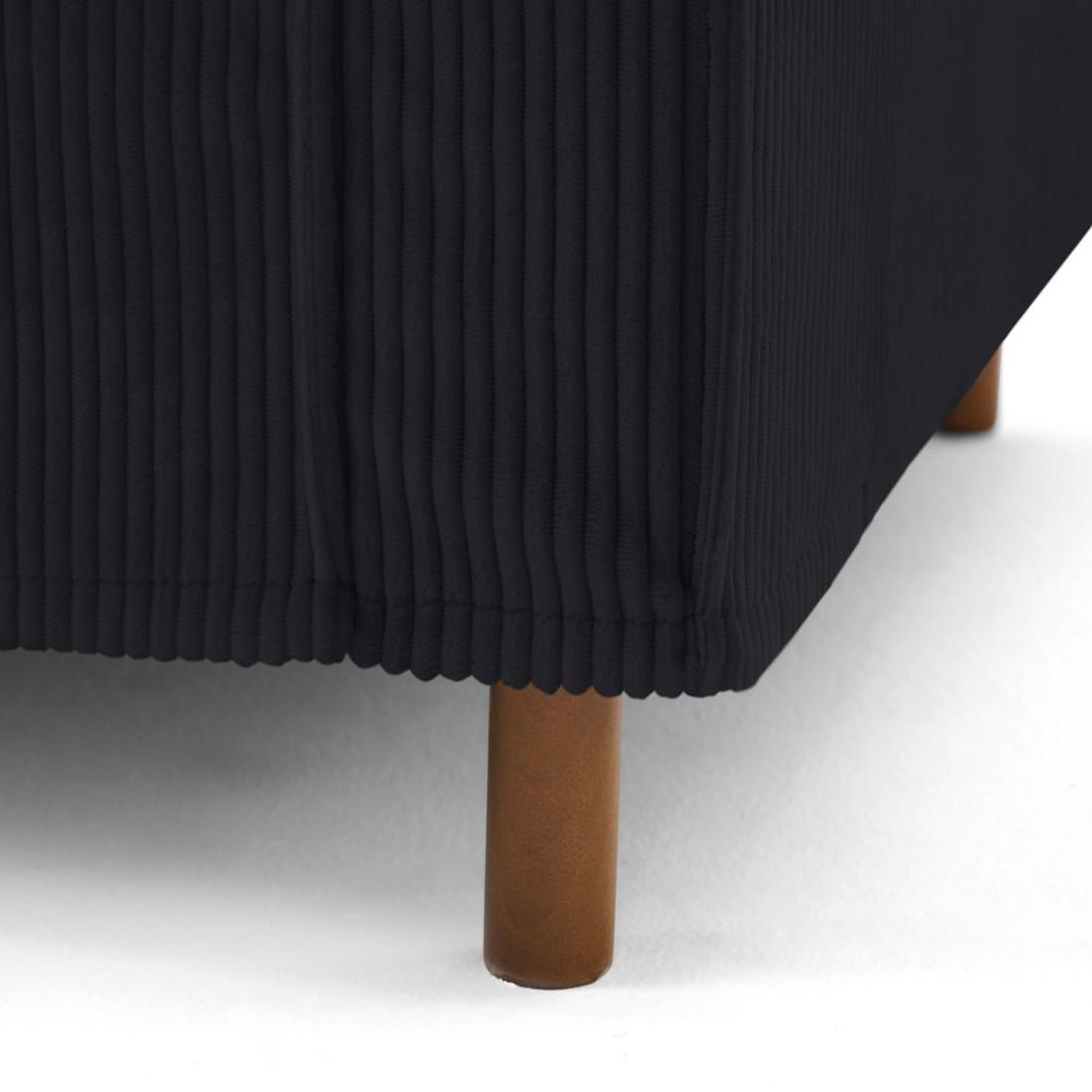 Voir la diapositive 2 : LISA DESIGN Jake - canapé déhoussable d'angle gauche 5 places en velours côtelé