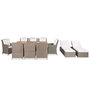 Voir la diapositive 2 : VIDAXL Ensemble a manger d'exterieur 11 pcs Resine tressee