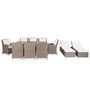 Voir la diapositive 2 : VIDAXL Ensemble a manger d'exterieur 11 pcs Resine tressee