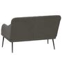 Voir la diapositive 5 : VIDAXL Banc Gris fonce 110x76x80 cm Velours