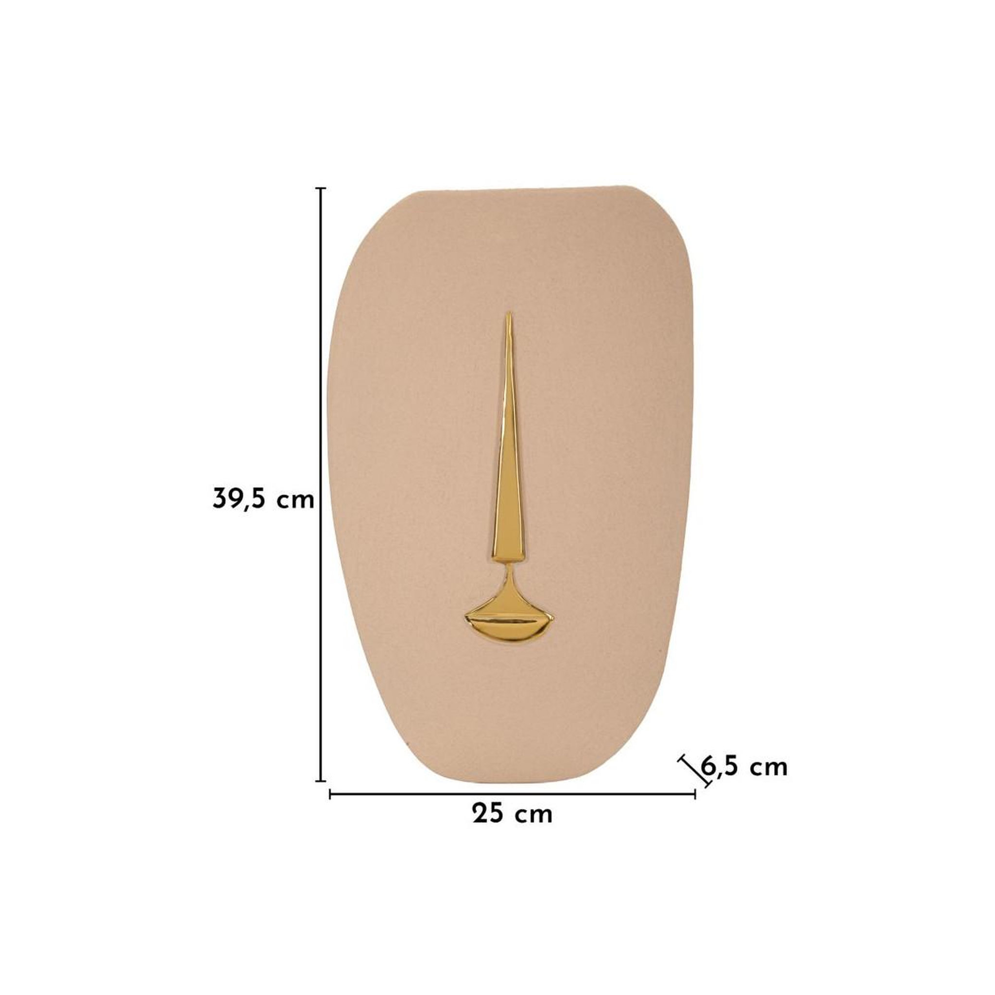 Voir la diapositive 6 : Paris Prix Déco murale en céramique  lagos  39cm marron