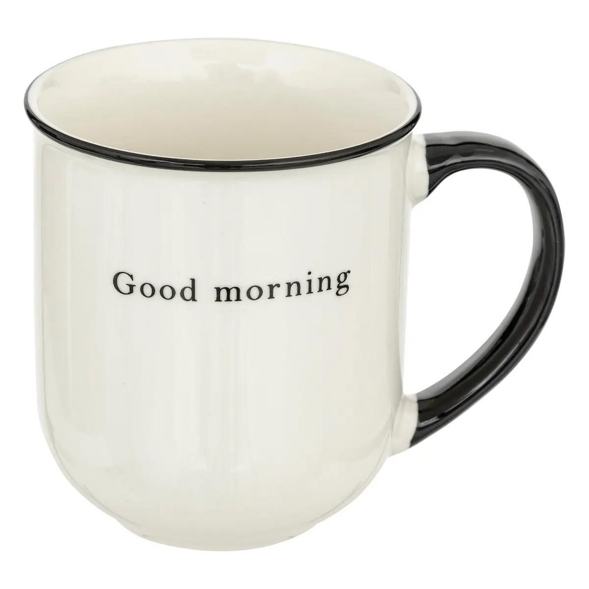 Voir la diapositive 2 : SECRET DE GOURMET Lot de 6 mugs  alix  38cl blanc & noir