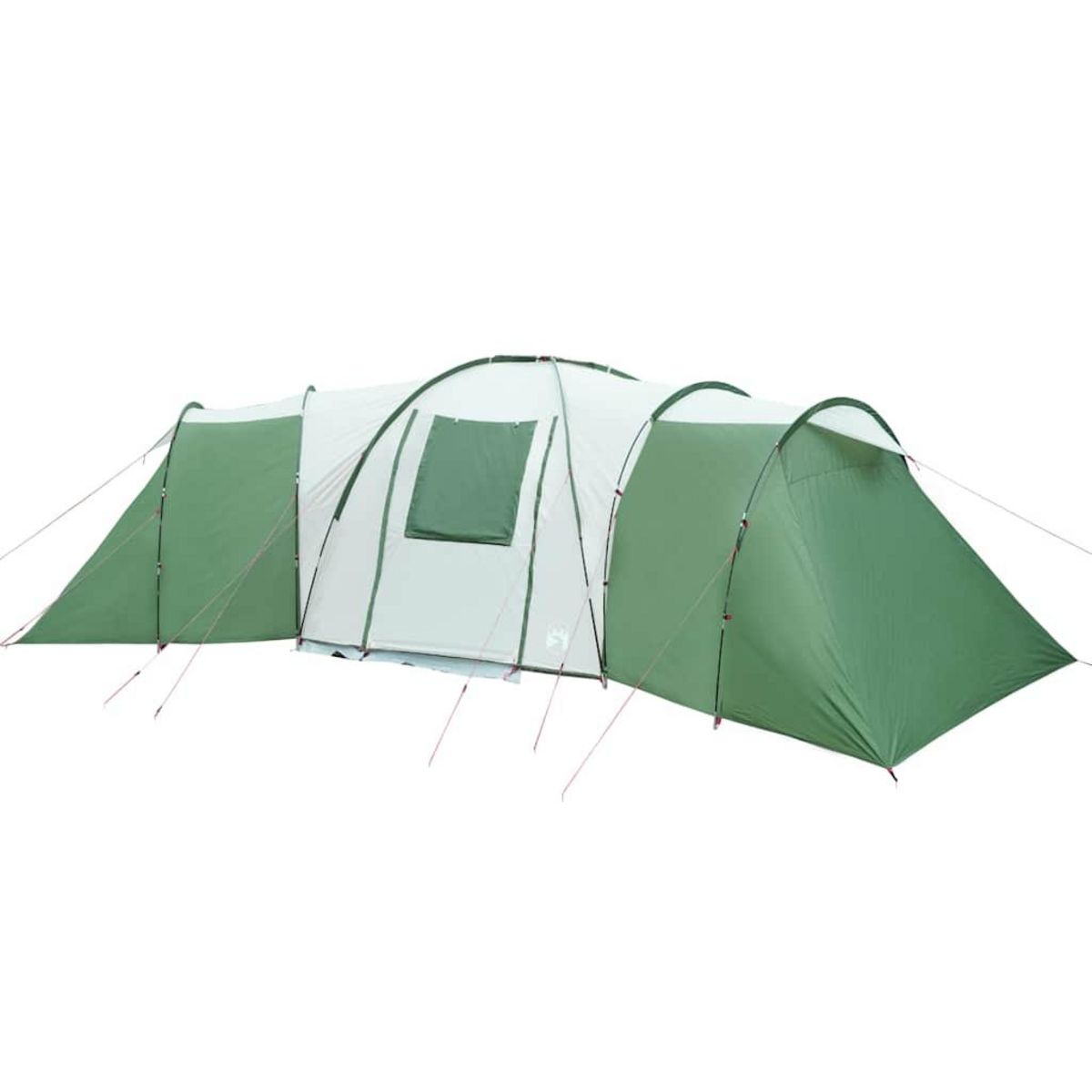 VIDAXL Tente familiale a dome 12 personnes vert impermeable