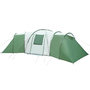 Voir la diapositive 5 : VIDAXL Tente familiale a dome 12 personnes vert impermeable