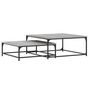 Voir la diapositive 2 : VIDAXL Tables basses gigognes 2 pcs sonoma gris bois d ingénierie