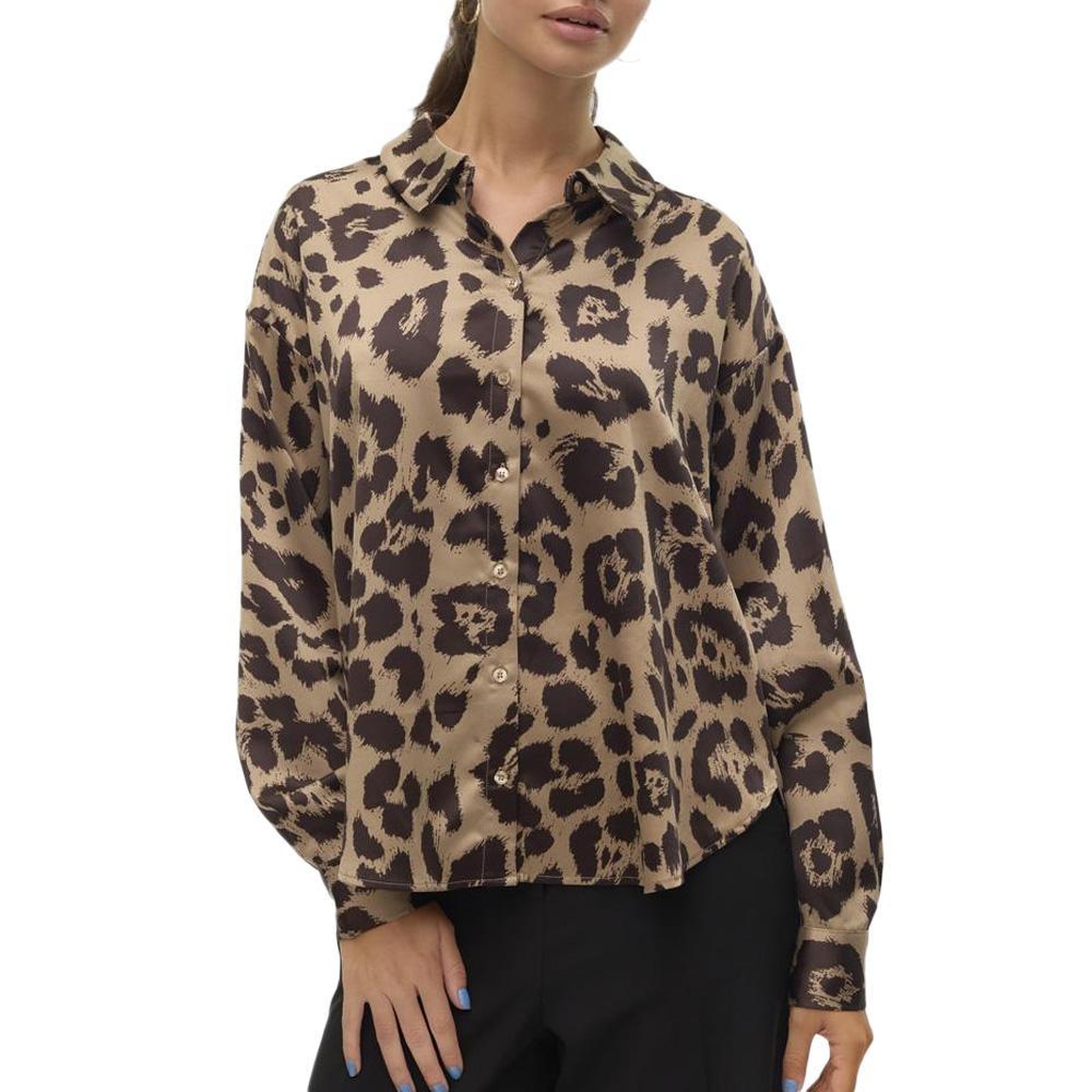 Vero Moda Chemise Marron Femme Vero Moda Merle. Coloris disponibles : Marron