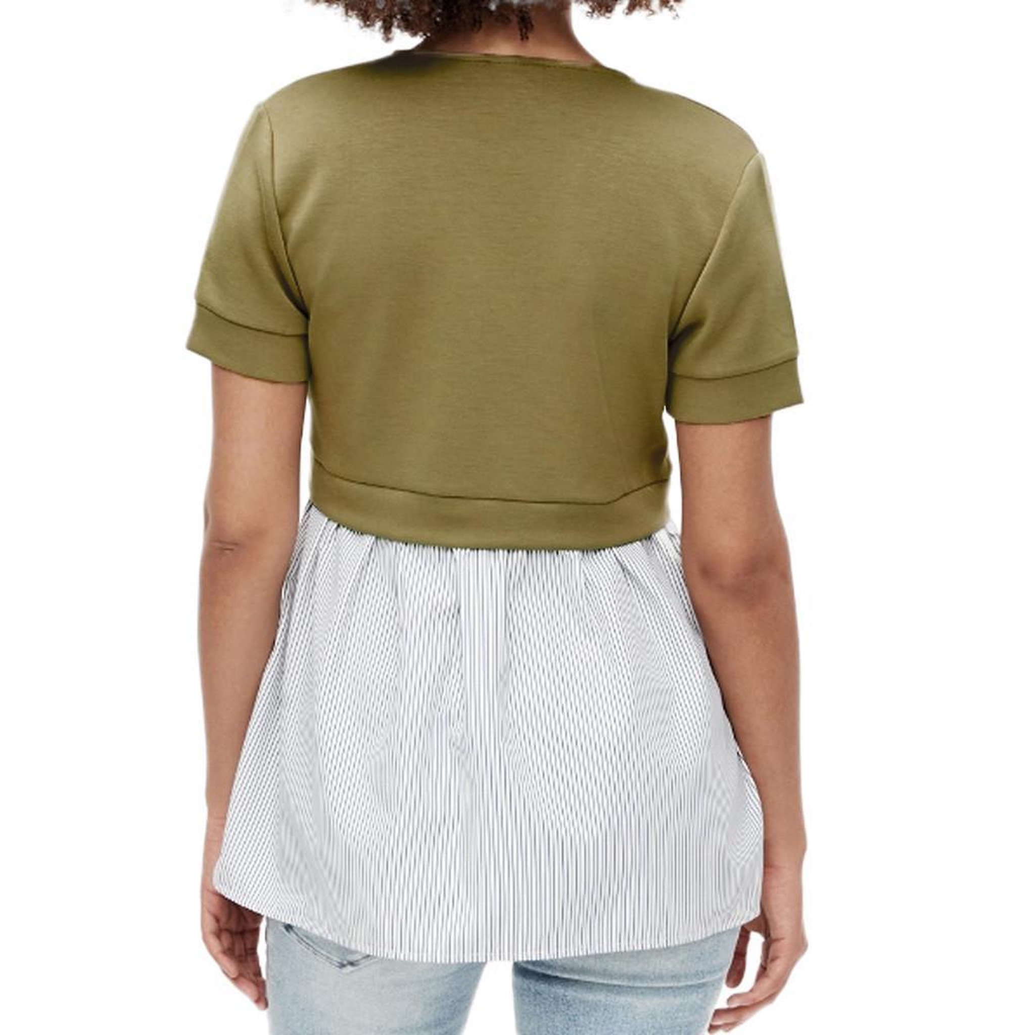 Voir la diapositive 2 : MAMALICIOUS Blouse de grossesse et allaitement Kaki Femme Mamalicious Jennifer