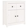Voir la diapositive 2 : VIDAXL Buffet blanc 70x35x80 cm bois massif de pin