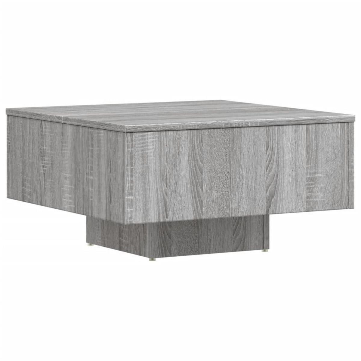 VIDAXL Table basse Sonoma gris 60x60x31,5 cm Bois d'ingenierie