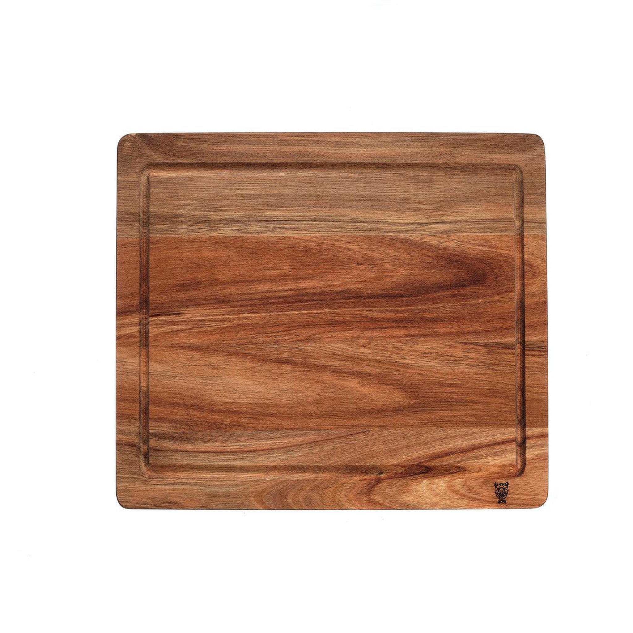 Voir la diapositive 3 : BJORN Planche à découper en bois d'acacia alva - 38 x 25cm