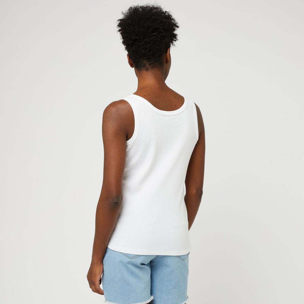 INEXTENSO Débardeur blanc femme