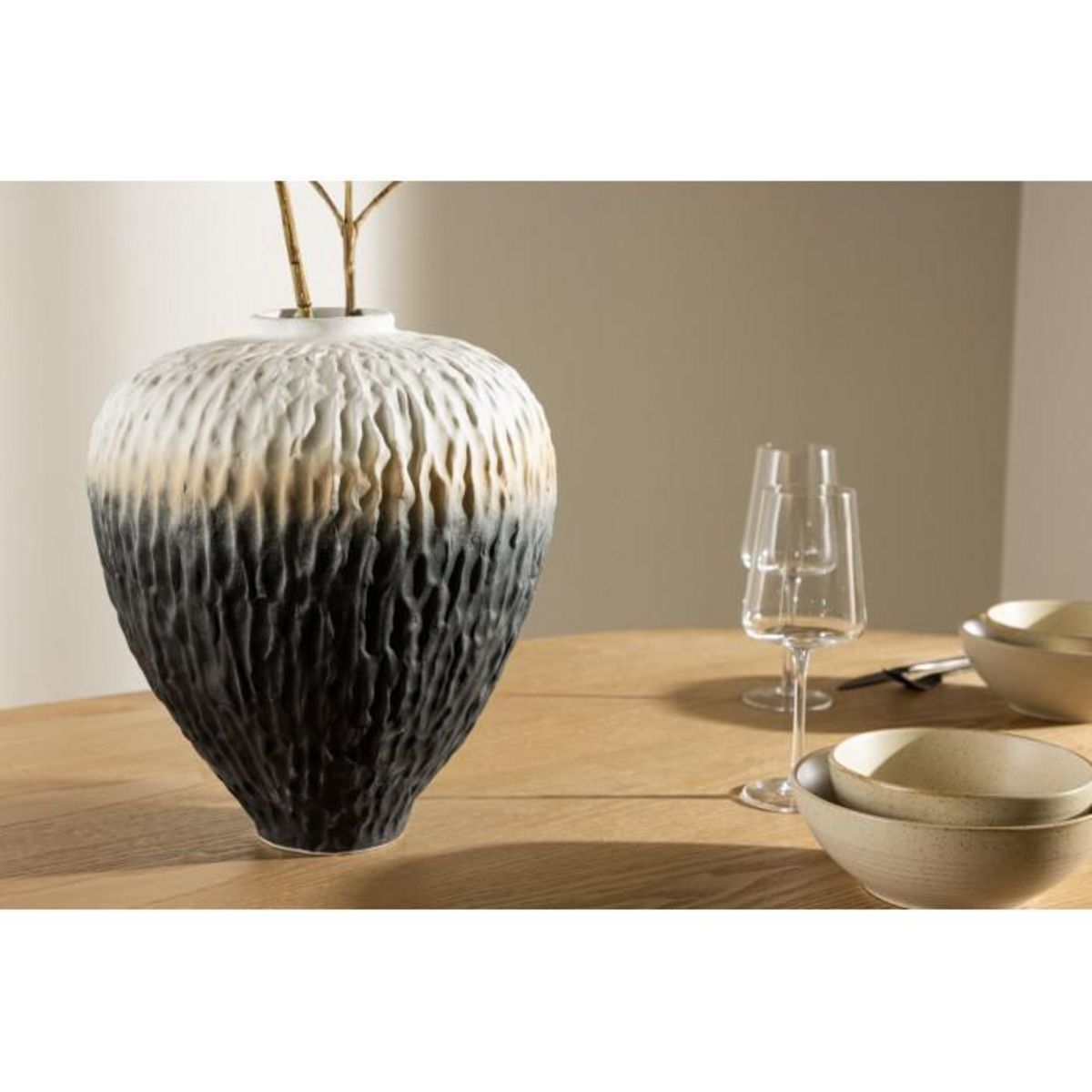 Paris Prix Vase Déco Tricolore  Pane  34cm Multicolore