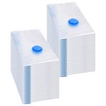 VIDAXL Sacs de voyage sous vide Sacs de vetements 60x40 cm 50 pcs