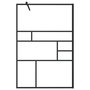Voir la diapositive 3 : VIDAXL Paroi de douche a verre ESG transparent 115x195 cm Noir