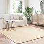 Voir la diapositive 3 : VIDAXL Tapis Shaggy a poils longs NAVARRA creme 200x200 cm polyester