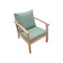 Voir la diapositive 4 : SWEEEK Salon de jardin en bois 4 places - Ushuaïa - Canapé, fauteuils et table basse en acacia, design