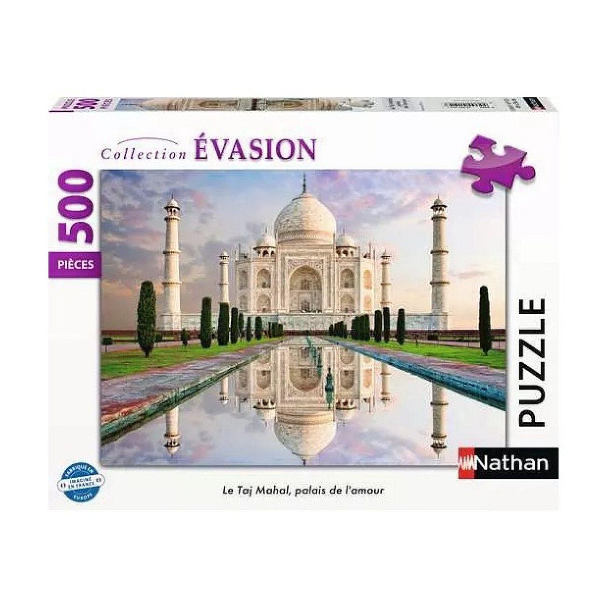 Nathan Nathan puzzle 500 p  le taj mahal, palais de l'amour