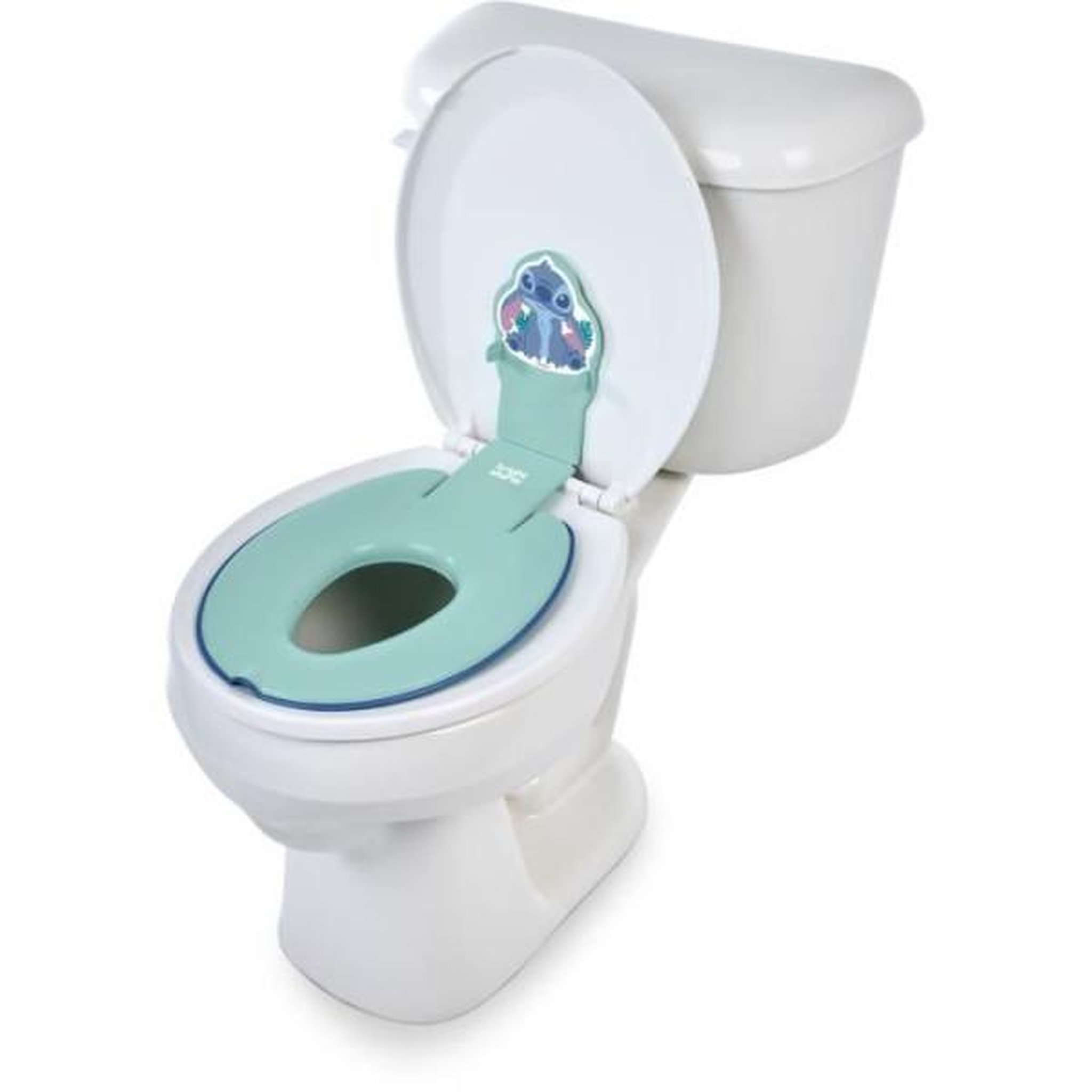Bright Starts DISNEY BABY - STITCH - Réducteur de lunette de toilette enfant universel adhésif?, Installation rapide