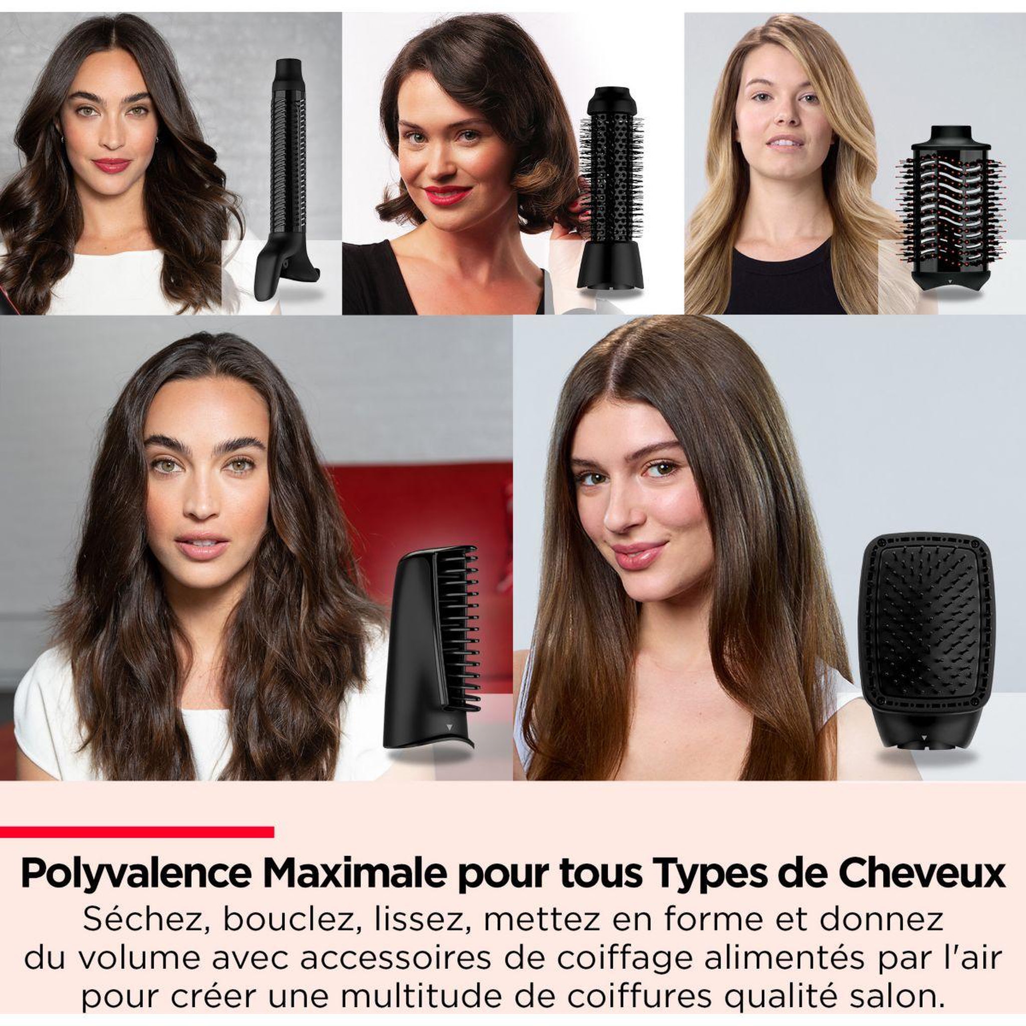 Voir la diapositive 3 : Revlon Fer multistyle one step 5en1 rvdr5371e