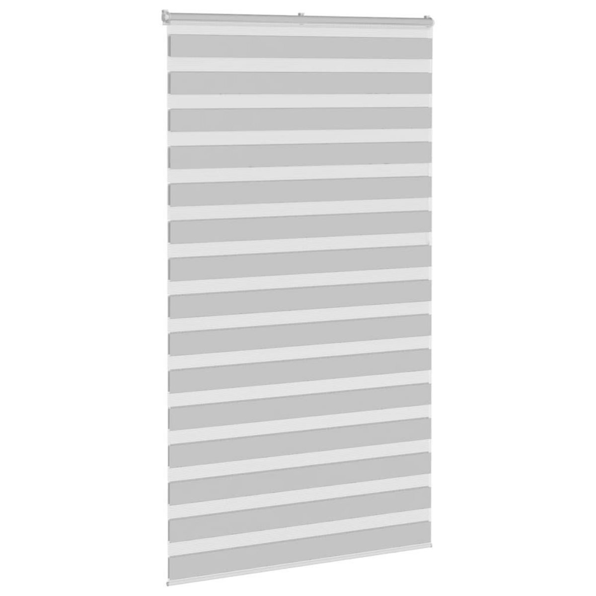 VIDAXL Store zebre gris clair largeur du tissu 120,9 cm polyester