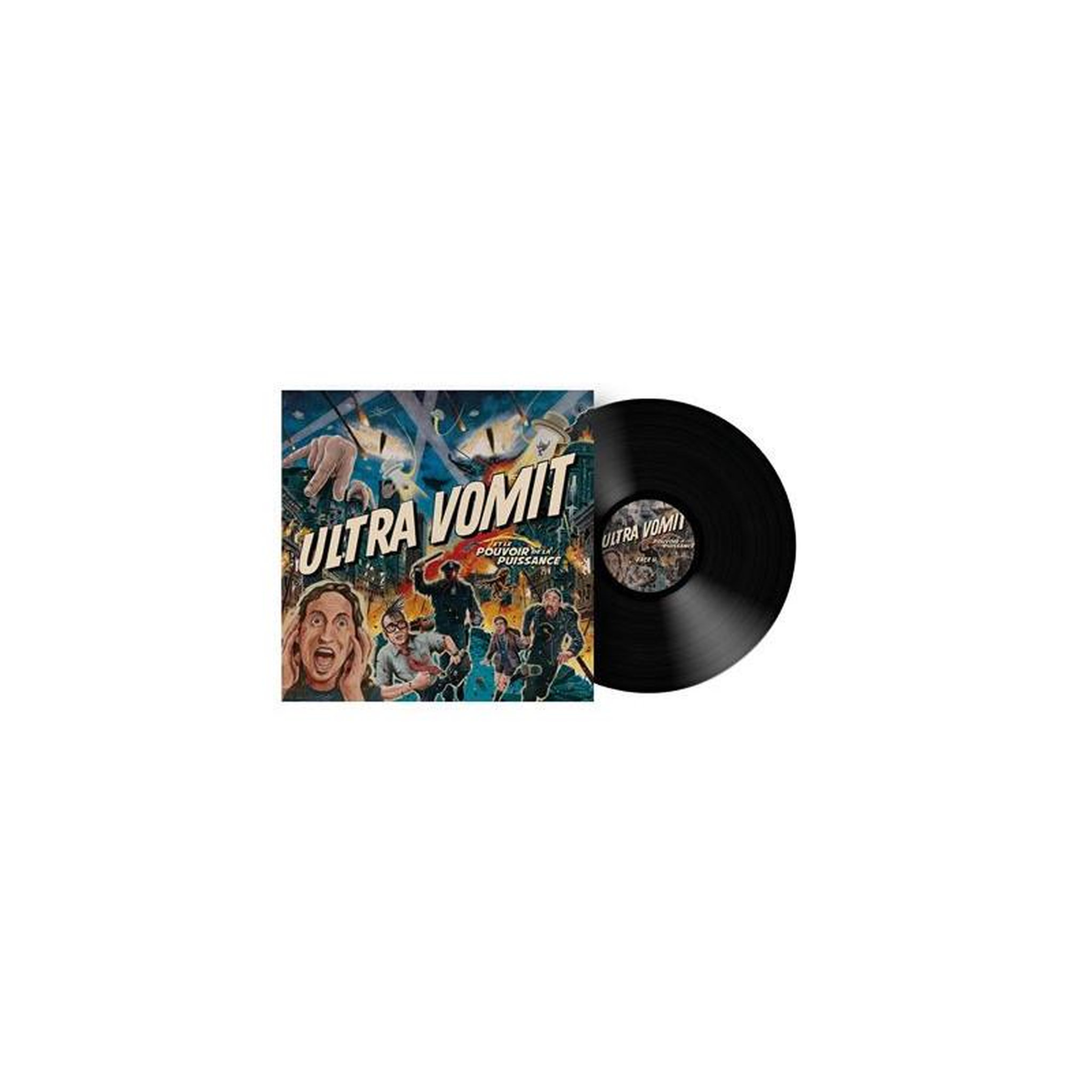 Vinyle ultra vomit « ultra vomit » « pouvoir de la puissance » noir