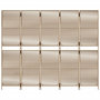 Voir la diapositive 5 : VIDAXL Cloison de separation 5 panneaux beige resine tressee