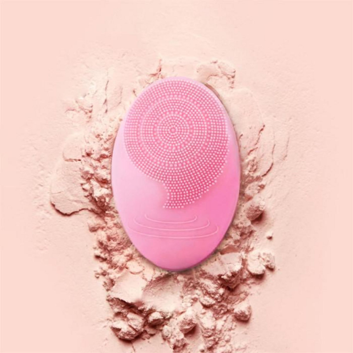 Paris Prix Brosse Nettoyante Visage  Électrique  10cm Rose