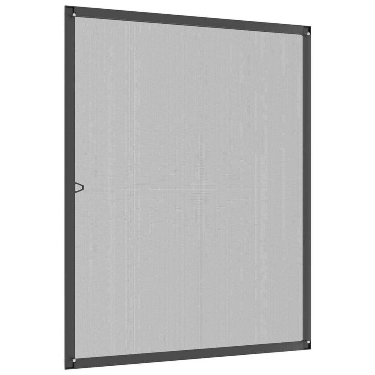VIDAXL Moustiquaire pour fenetres Anthracite 100x120 cm